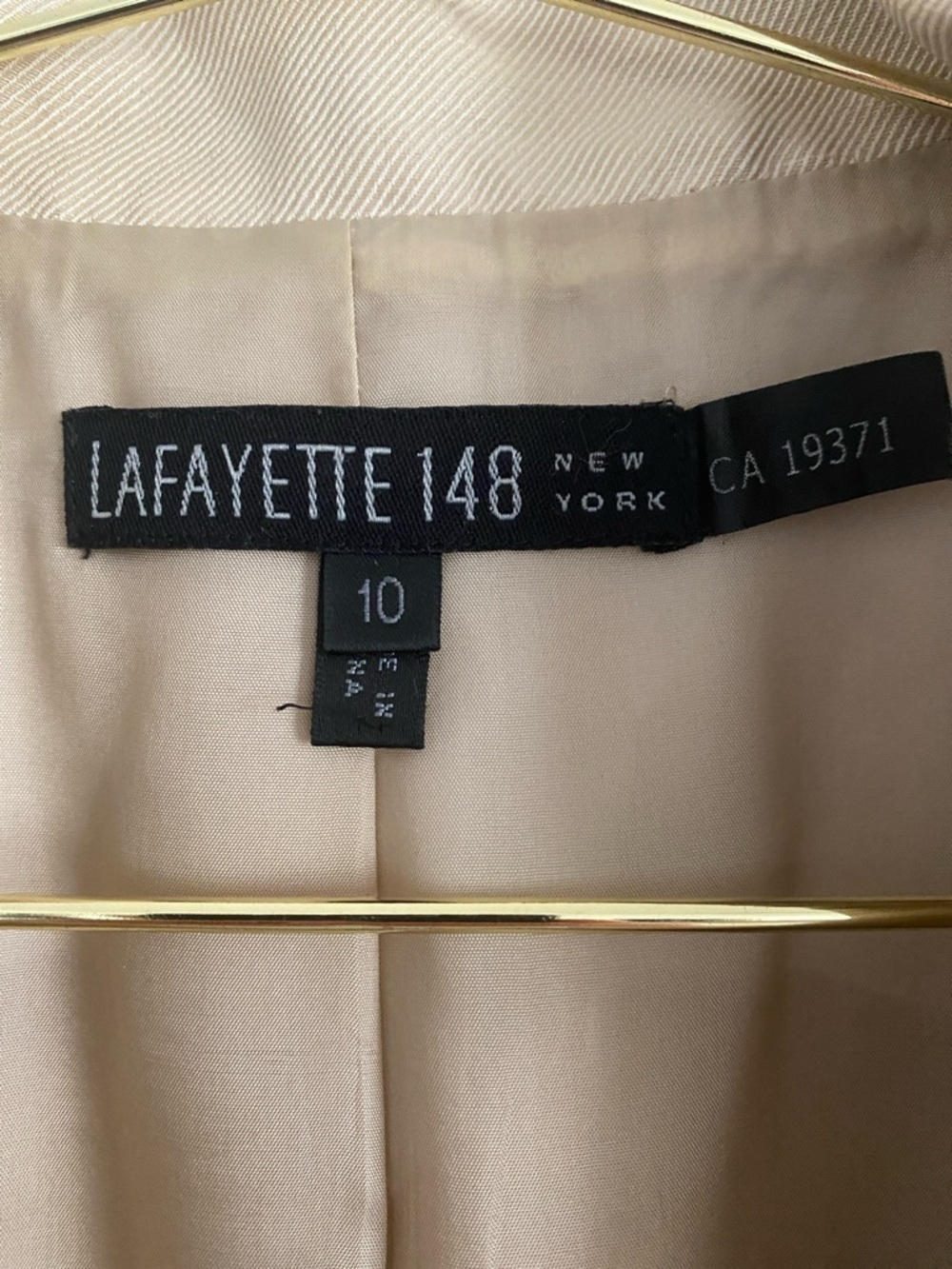 Lafayette 148 New York | Linen Silk Blazer | Size 10 - Picture 3 of 9